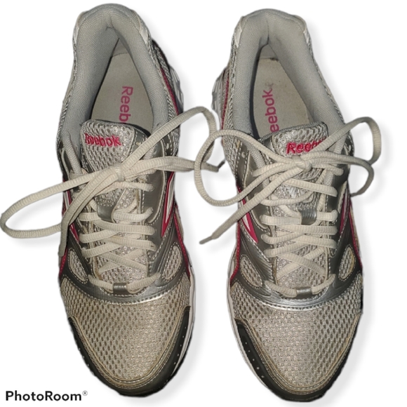 **SOLD**Reebok Running Shoes DMX Ride Pink Grey White Size 9 (EUC) - Picture 2 of 10